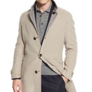 BRUNELLO CUCINELLI  WOOL/CASHMERE  REVERSIBLE COAT